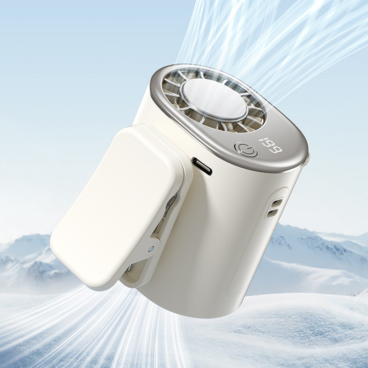 Portable Semiconductor Cooling Fan with Clip | Stornfield