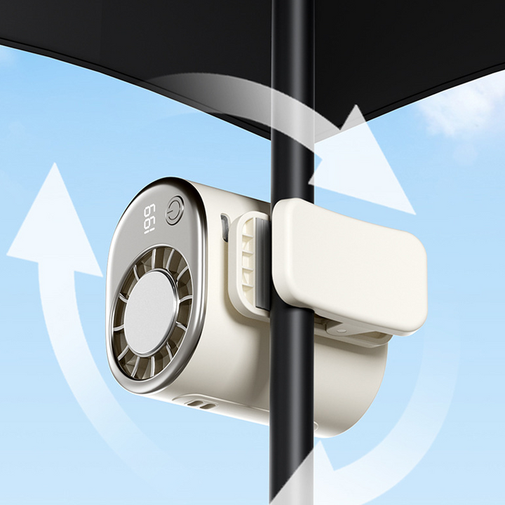 Portable Semiconductor Cooling Fan with Clip | Stornfield