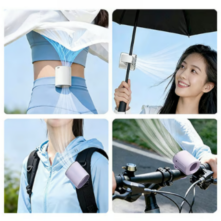 Portable Semiconductor Cooling Fan with Clip | Stornfield