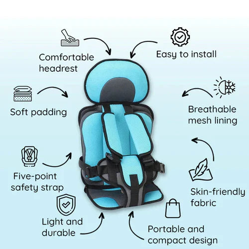Stornfield | Portable & Foldable Child Car Booster Seat