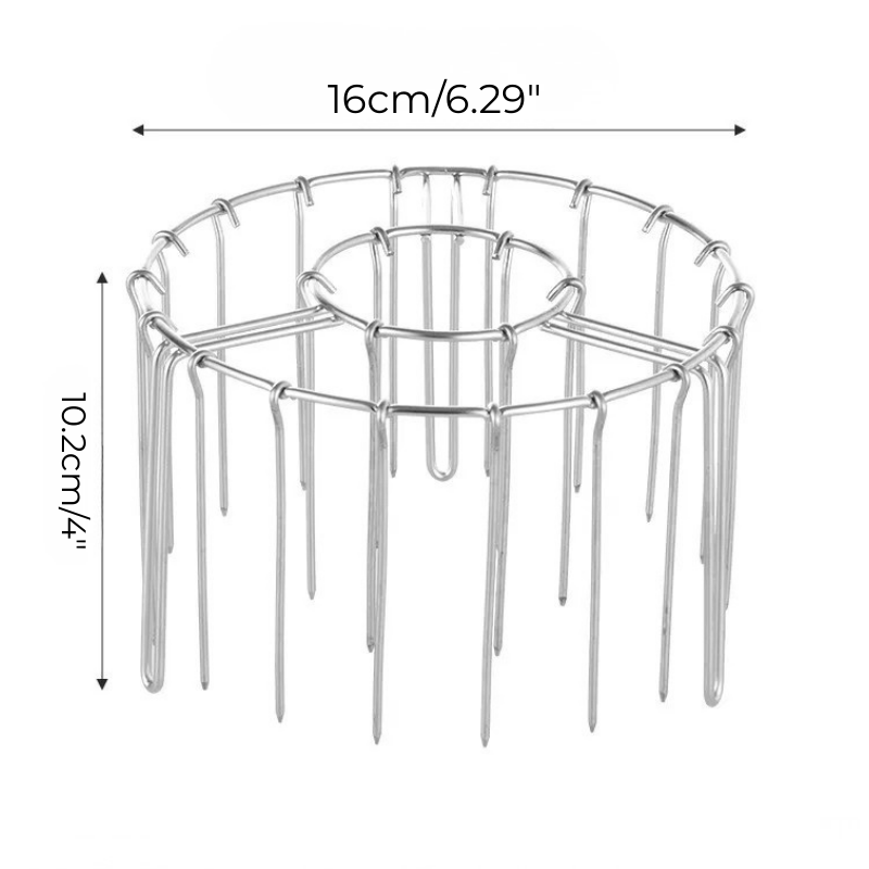 Stainless Steel Air Fryer Kebab Rack Vertical Hanging Skewer Grill | Stornfield