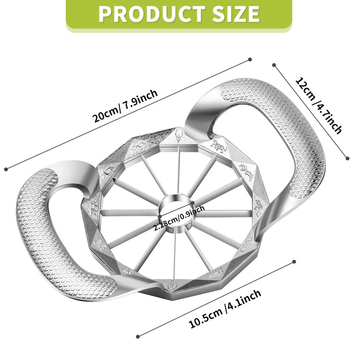 Stainless Steel Apple Slicer, Heavy Duty Fruit Cutter and Sharp Divider | Stornfield