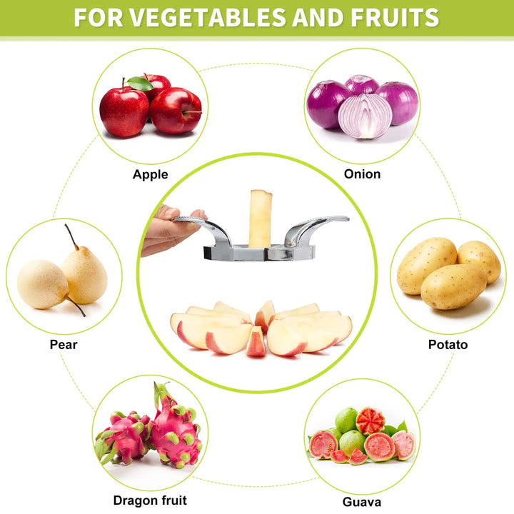 Stainless Steel Apple Slicer, Heavy Duty Fruit Cutter and Sharp Divider | Stornfield