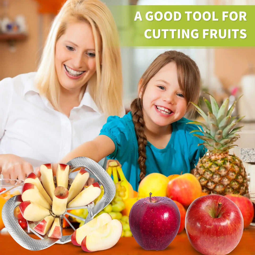 Stainless Steel Apple Slicer, Heavy Duty Fruit Cutter and Sharp Divider | Stornfield