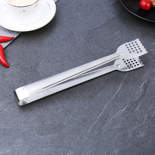 Stainless Steel BBQ Food Tongs Anti Heat Bread Clip Pastry Clamp Tong | Stornfield