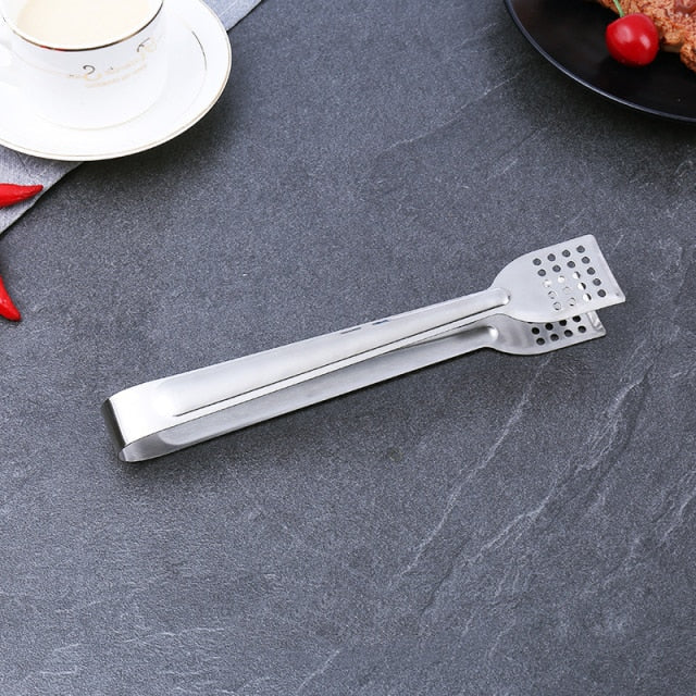 Stainless Steel BBQ Food Tongs Anti Heat Bread Clip Pastry Clamp Tong | Stornfield
