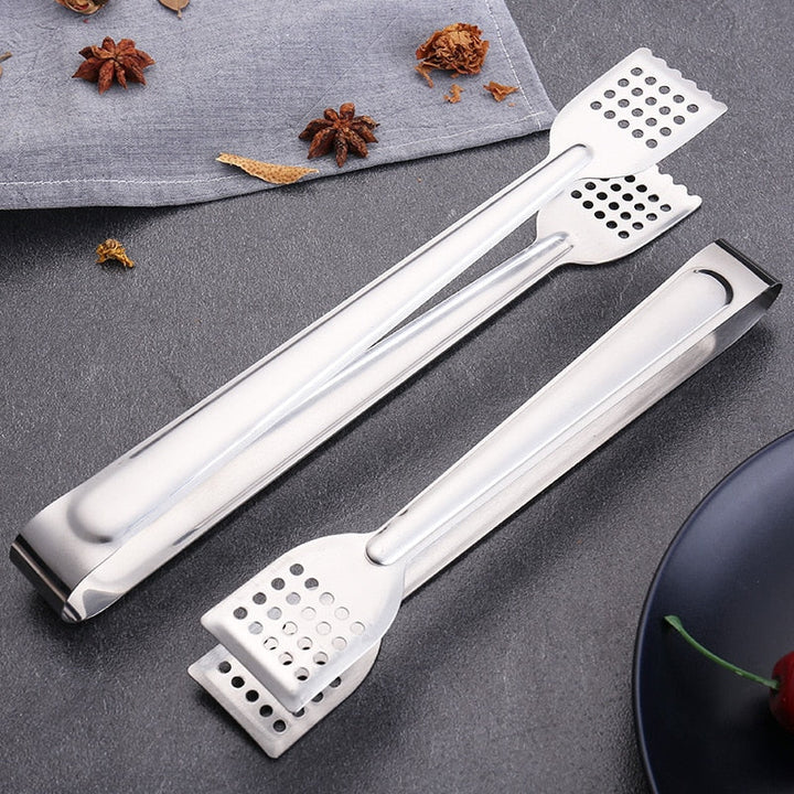 Stainless Steel BBQ Food Tongs Anti Heat Bread Clip Pastry Clamp Tong | Stornfield