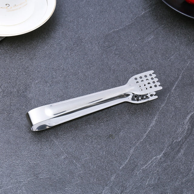 Stainless Steel BBQ Food Tongs Anti Heat Bread Clip Pastry Clamp Tong | Stornfield