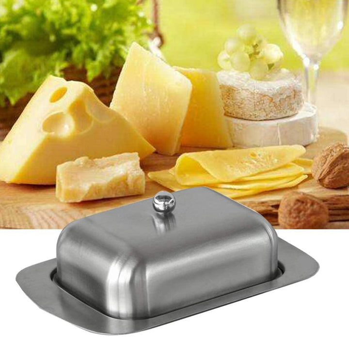 Stainless Steel Butter Dish with Lid Cheese Butter Container | Stornfield