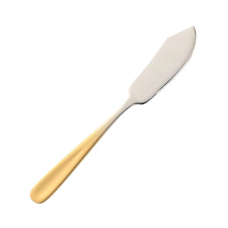 Stainless Steel Butter Knife | Colorful Dessert, Jam, and Cream Cheese Spreader | Stornfield