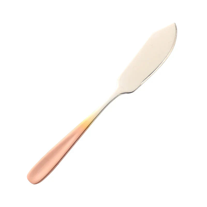 Stainless Steel Butter Knife Colorful Dessert Jam Cream Cheese Spreader | Stornfield