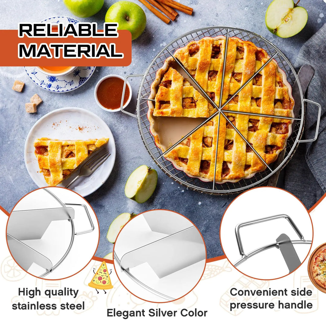 Adjustable Stainless Steel Cake Cutter and Slicer Pastry Portion Marker | Stornfield