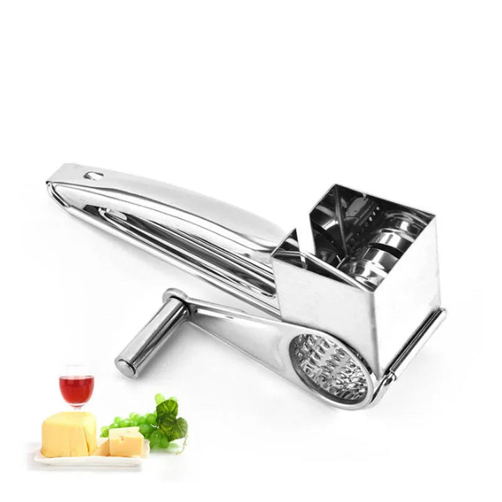 Stainless steel cheese grater with interchangeable blades | Stornfield