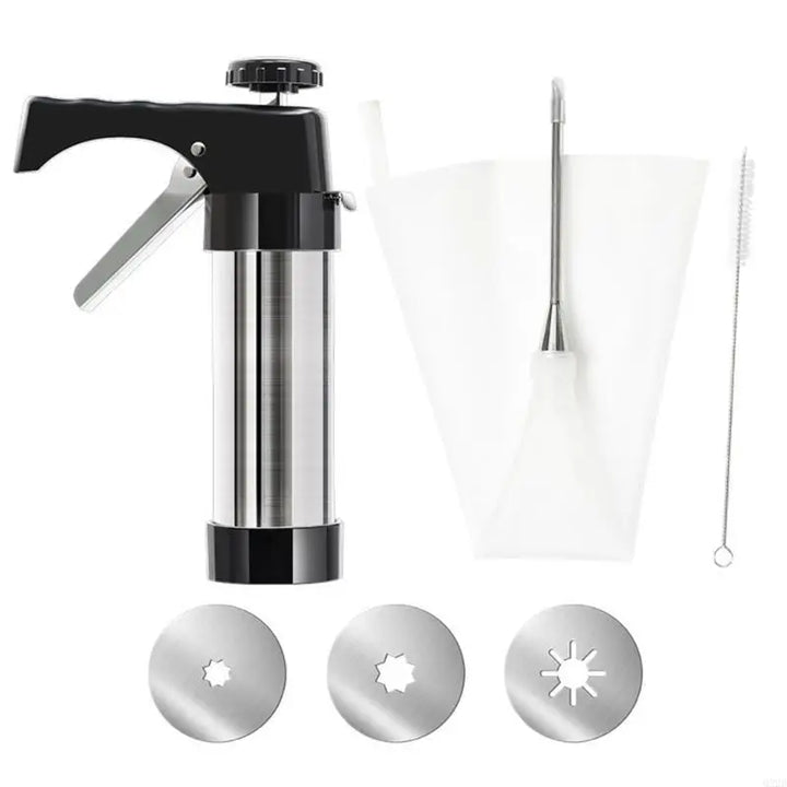 Stainless Steel Churro Maker Cookie Press and Cake Decorating Tool | Stornfield