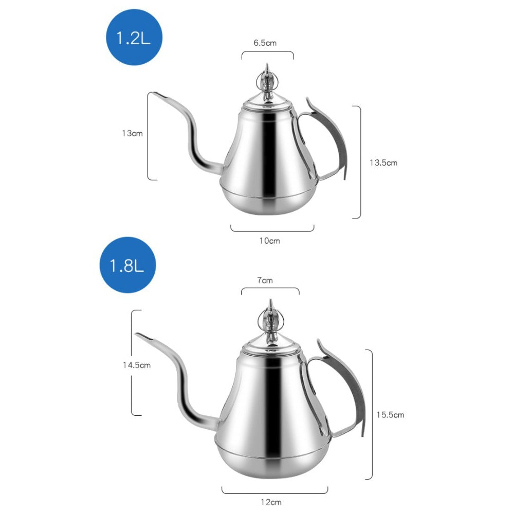 Stainless Steel Coffee Drip Pot Gooseneck Kettle Tea Maker With Filter | Stornfield