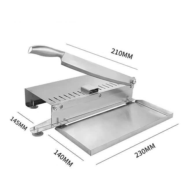 Stainless Steel Commercial Manual Frozen Meat Slicer Bone Cutting Tool | Stornfield
