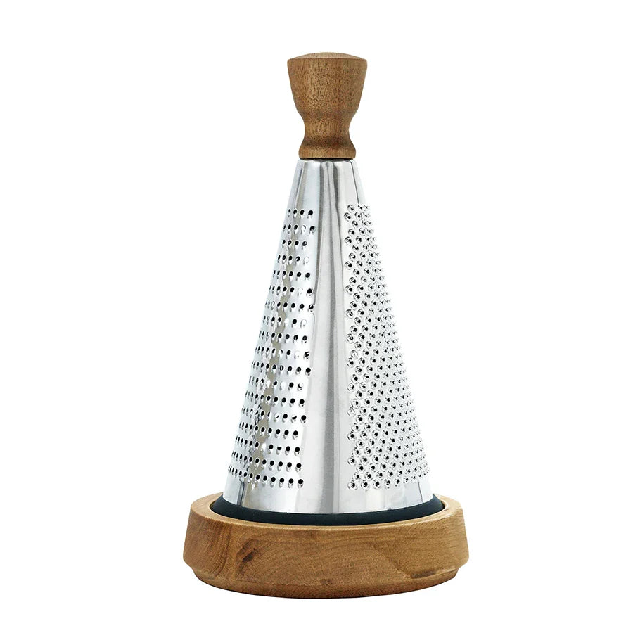Stornfield Stainless Steel Cone Cheese Grater Multifunctional Manual Rotary Grater