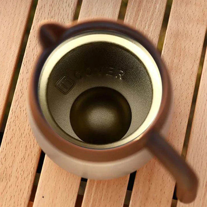 Covered Stainless Steel Teapot with Titanium Coated Thermal Interior | Stornfield