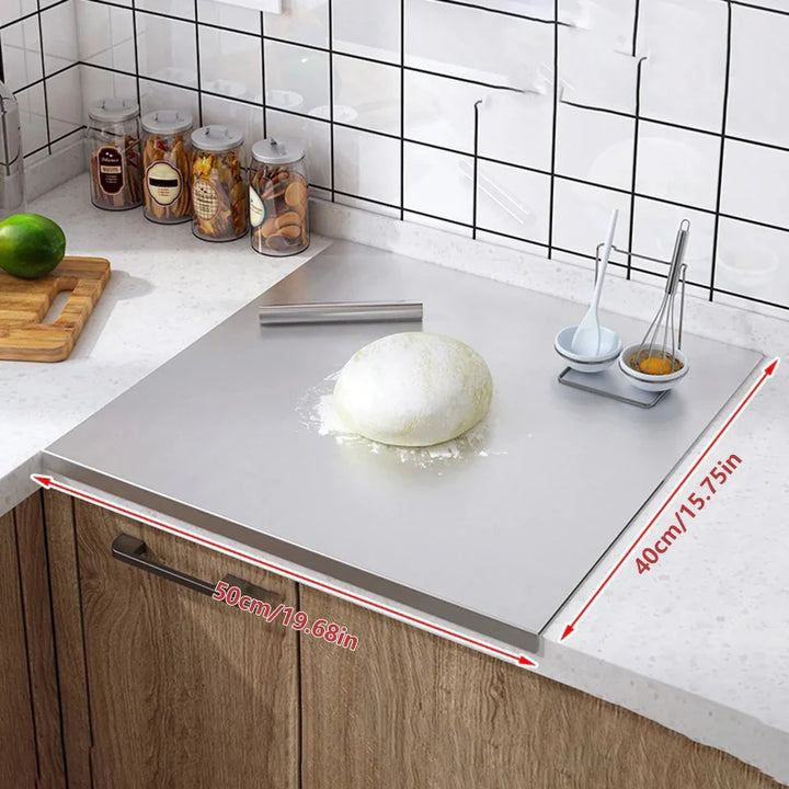 Stainless Steel Cutting Board with Lip Multifunction Chopping Board | Stornfield