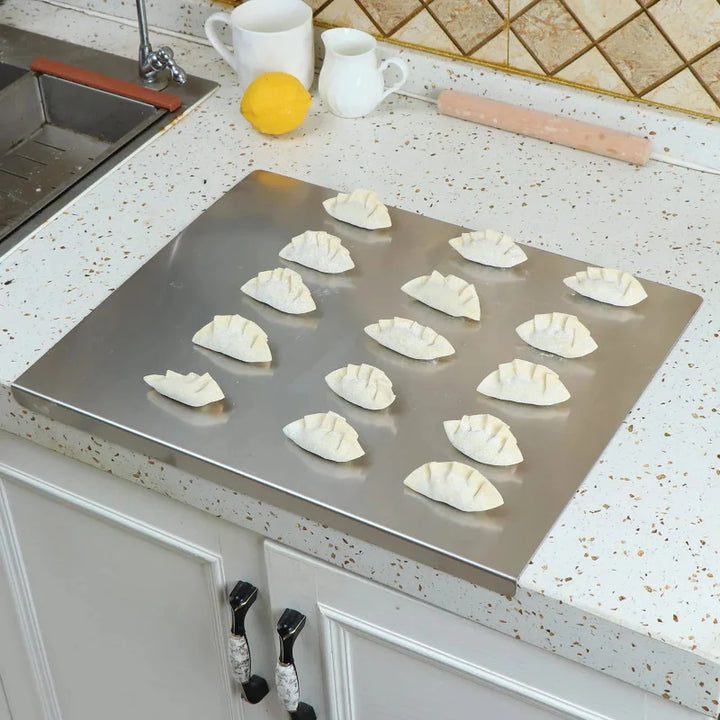 Stainless Steel Cutting Board with Lip Multifunction Chopping Board | Stornfield