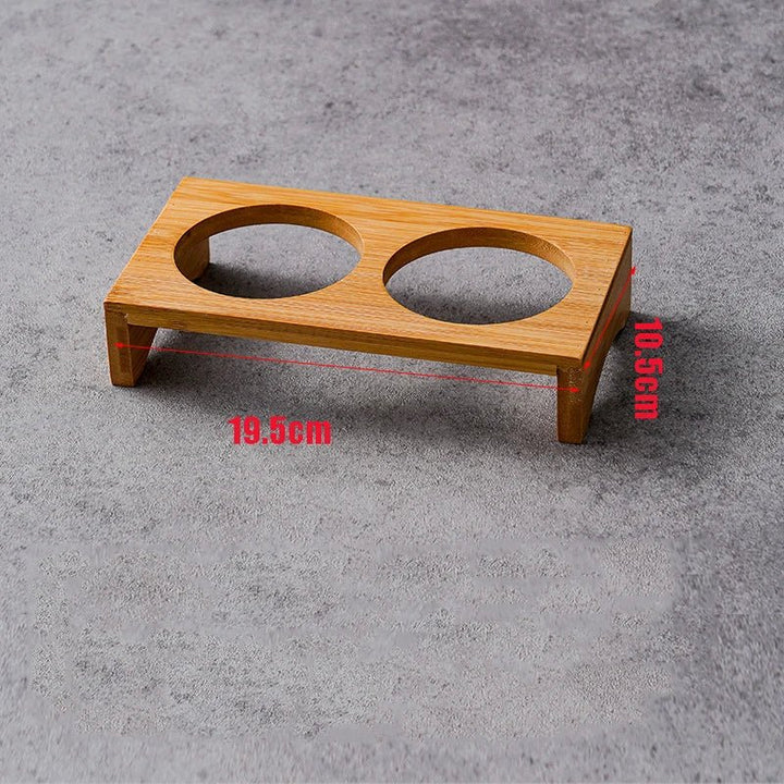 Stainless Steel Dip Bowls On Bamboo Serving Tray Set | Stornfield
