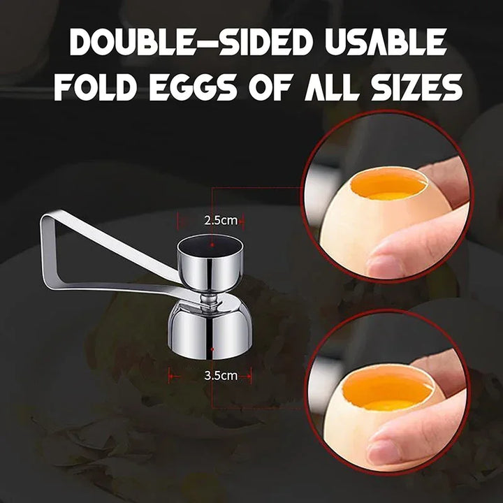 Stainless Steel Double Head Egg Scissors Eggshell Opener and Cutter | Stornfield