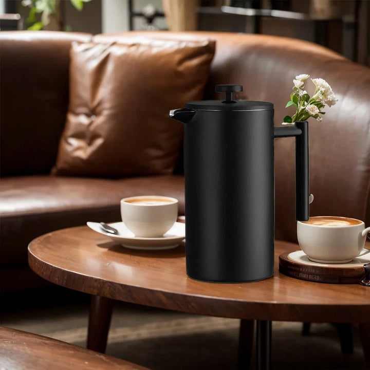 Insulated Double Wall Stainless Steel French Press for Coffee & Tea | Stornfield