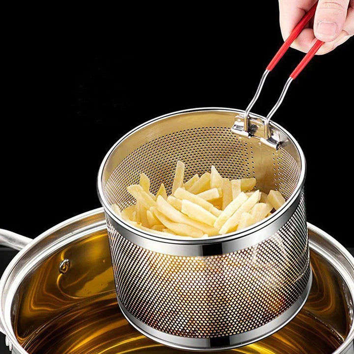 Stainless Steel Frying Basket Mesh Strainer Sieve | Stornfield