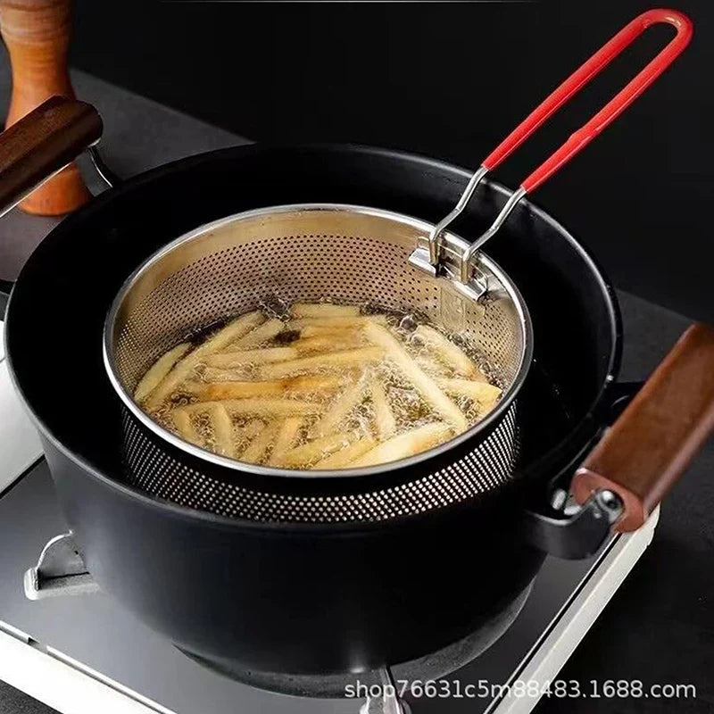 Stainless Steel Frying Basket Mesh Strainer Sieve | Stornfield