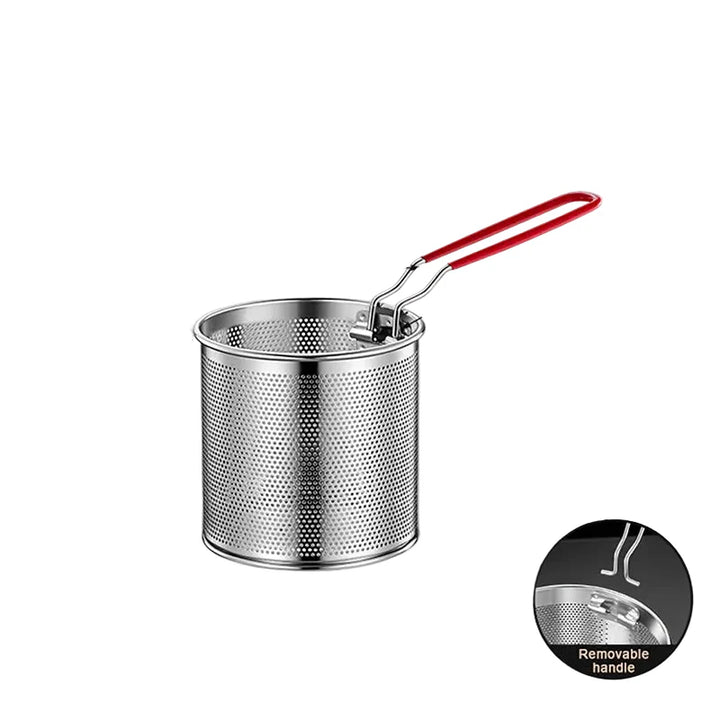 Stainless Steel Frying Basket Mesh Strainer Sieve | Stornfield