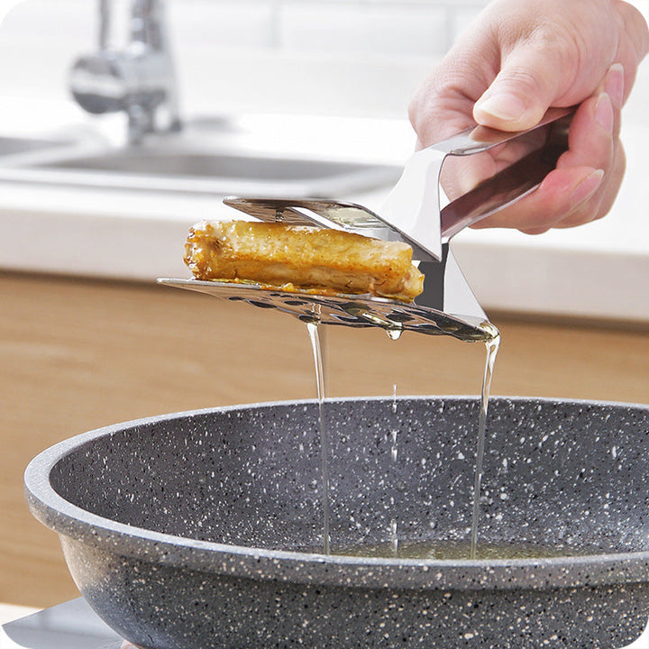Stainless Steel Frying Shovel Clip Multifunctional Steak BBQ Tongs | Stornfield