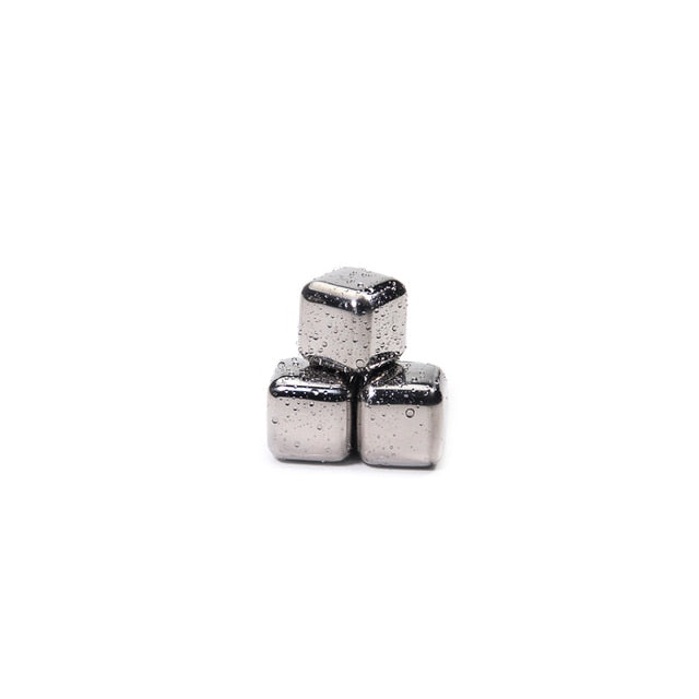 Stainless Steel Ice Cubes Reusable Chilling Stones for Whiskey Wine | Stornfield