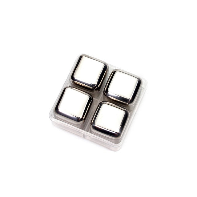 Stainless Steel Ice Cubes Reusable Chilling Stones for Whiskey Wine | Stornfield
