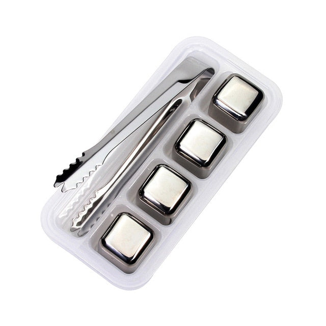 Stainless Steel Ice Cubes Reusable Chilling Stones for Whiskey Wine | Stornfield