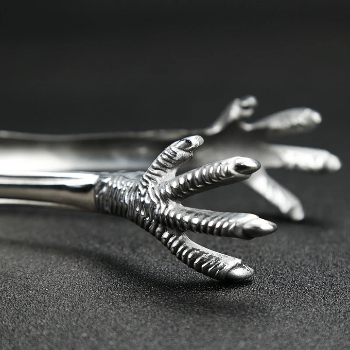 Talon Grip Stainless Steel Ice Tongs, Ice and Sugar Tongs for Bar and Kitchen | Stornfield
