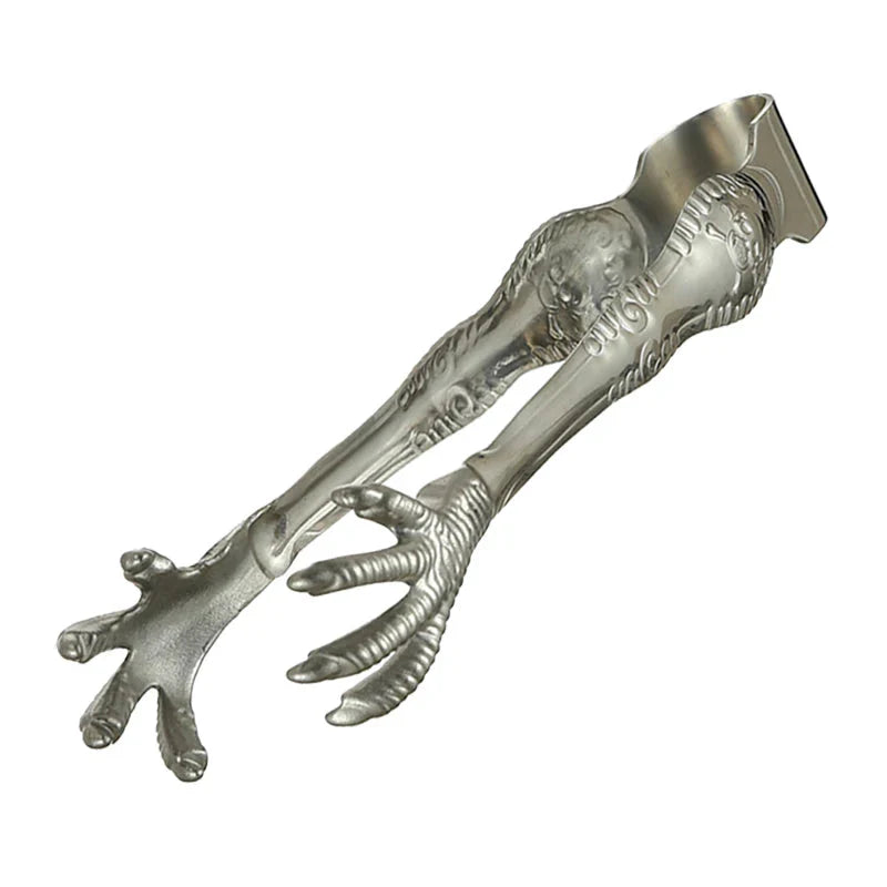 Talon Grip Stainless Steel Ice Tongs, Ice and Sugar Tongs for Bar and Kitchen | Stornfield