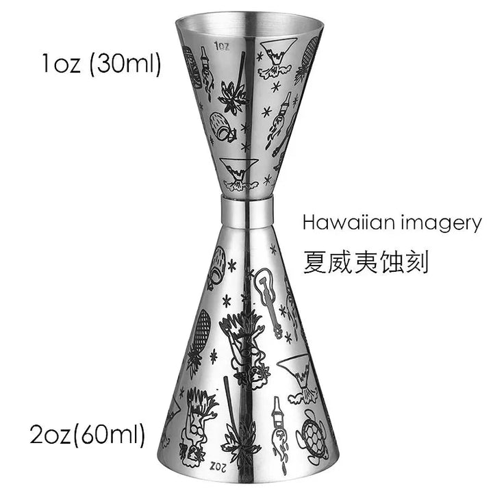 Stainless Steel Jigger Cocktail Jigger Bar Measures Bar Tools Bar Accessories | Stornfield