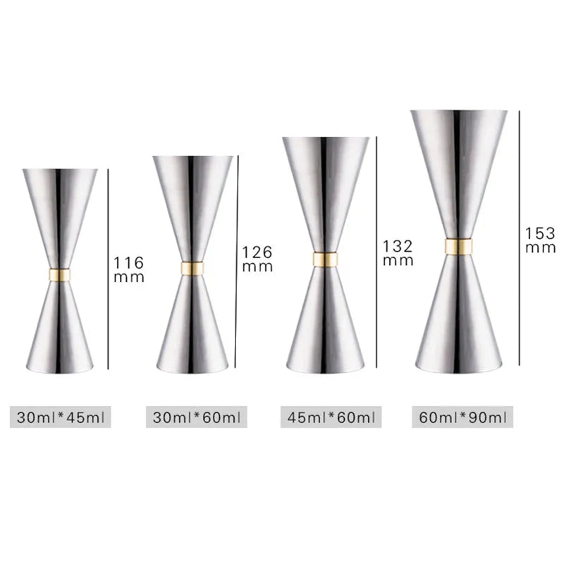 Stainless Steel Jigger Cocktail Jigger Bar Measures Bar Tools Bar Accessories | Stornfield