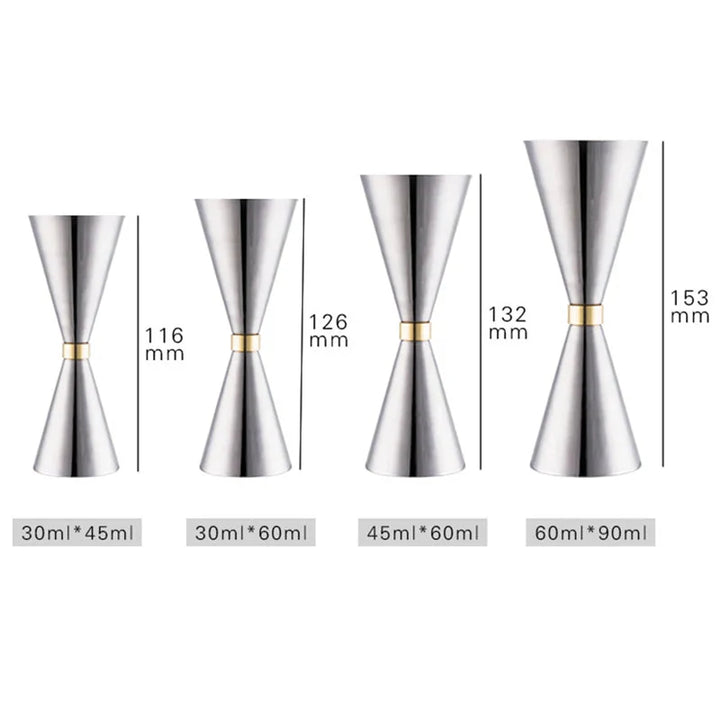 Stainless Steel Jigger Cocktail Jigger Bar Measures Bar Tools Bar Accessories | Stornfield