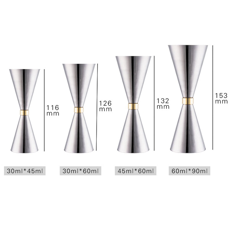Stainless Steel Jigger Cocktail Measures Bar Tools Bar Accessory | Stornfield