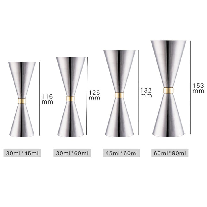 Stainless Steel Jigger Cocktail Measures Bar Tools Bar Accessory | Stornfield