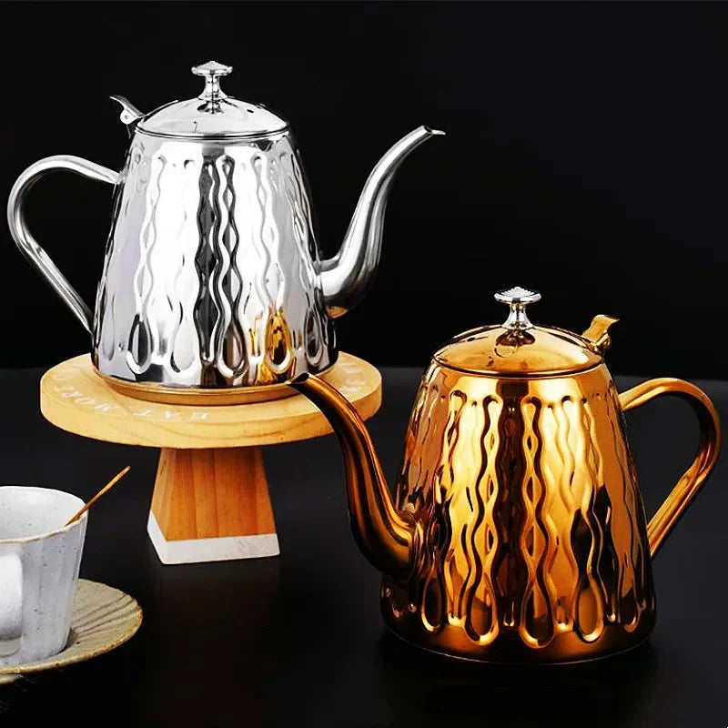 Stainless Steel Kettle with Filter Teapot Tea Kitchen Accessories | Stornfield
