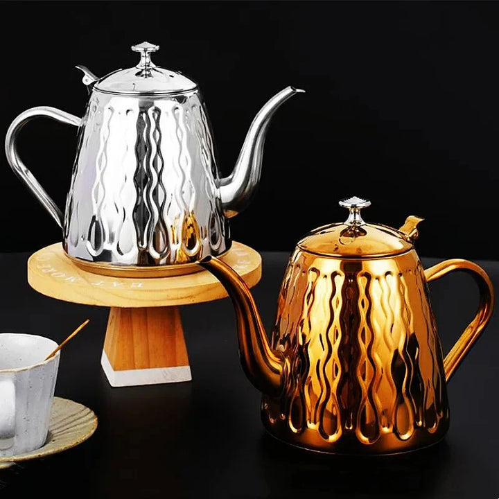 Stainless Steel Kettle with Filter Teapot Tea Kitchen Accessories | Stornfield