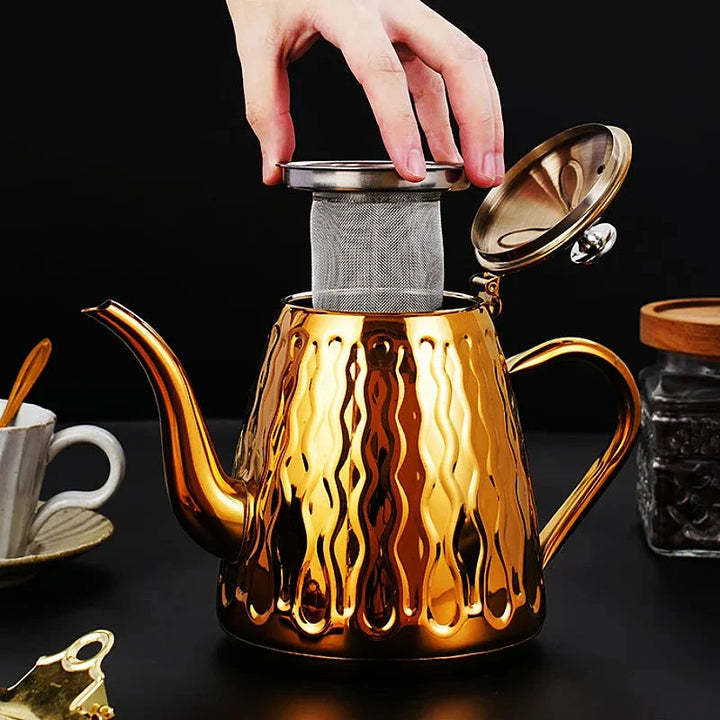 Stainless Steel Kettle with Filter Teapot Tea Kitchen Accessories | Stornfield