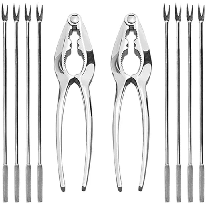 Stainless Steel Kitchen Tools Nut Crackers, Picks and Forks Seafood Tools | Stornfield