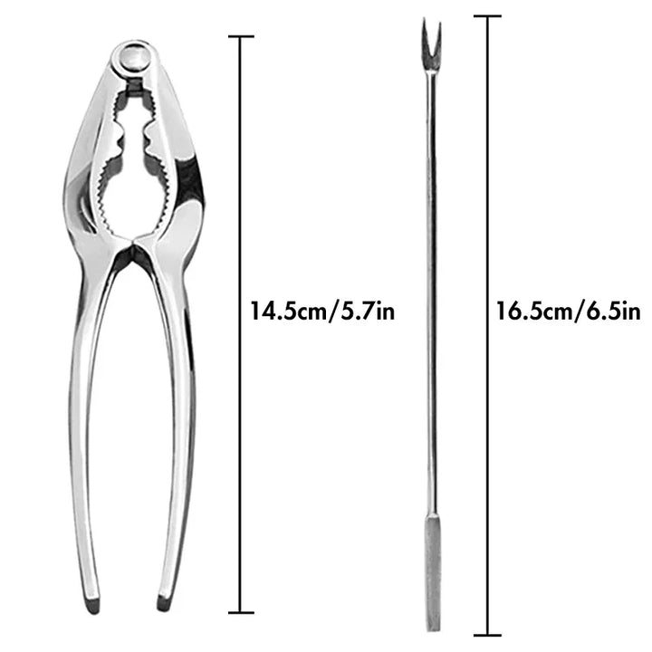 Stainless Steel Kitchen Tools Nut Crackers, Picks and Forks Seafood Tools | Stornfield