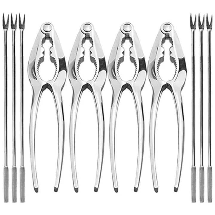 Stainless Steel Kitchen Tools Nut Crackers, Picks and Forks Seafood Tools | Stornfield