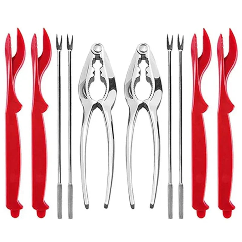 Stainless Steel Kitchen Tools Nut Crackers, Picks and Forks Seafood Tools | Stornfield
