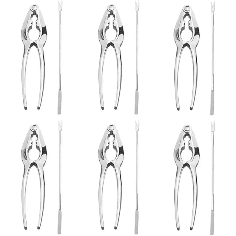 Stainless Steel Kitchen Tools Nut Crackers, Picks and Forks Seafood Tools | Stornfield