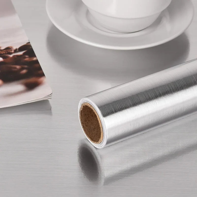 Stainless Steel Look Kitchen Cabinet Refrigerator Self-Adhesive Sticker | Stornfield